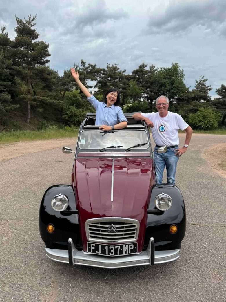 Jan and Herve-Citroen 2CV
