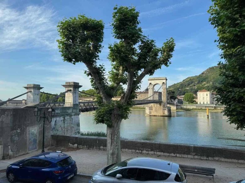 View from hotel breakfast terrace- Hotel Les 2 Coteaux