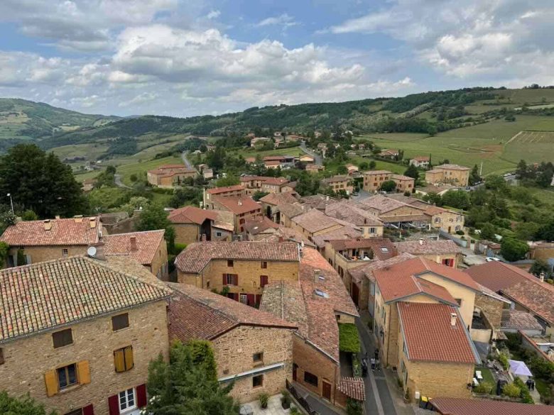 View of Oingt from La Tour