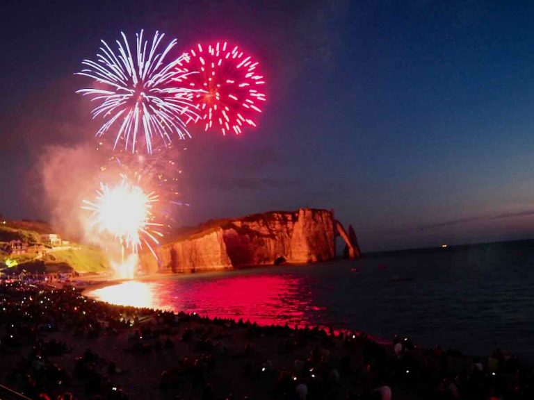 Etretat fireworks -France Through My Lens (feat img)